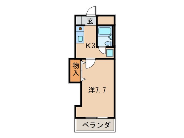 ベイサイドフラッツの物件間取画像